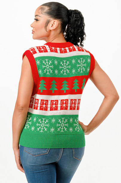 Christmas Vest Sweater       -51823
