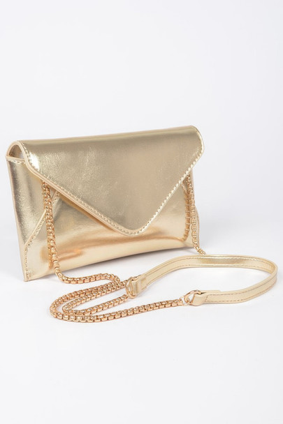 Metallic Small Envelope Clutch-49395