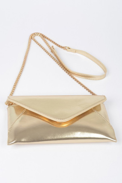 Metallic Small Envelope Clutch-49395