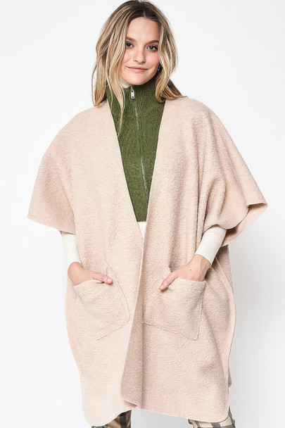 Open Front Pocket Kimono-46977