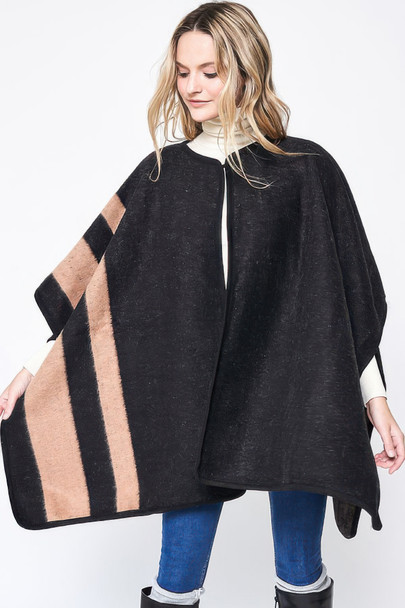 Side Border Ruana-46973