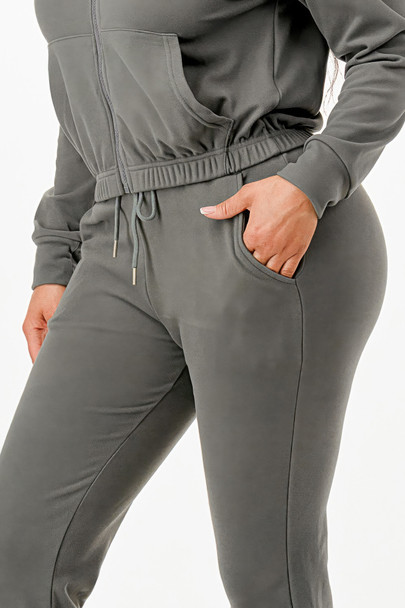 Soft Zipup Track Suit Set         -51838