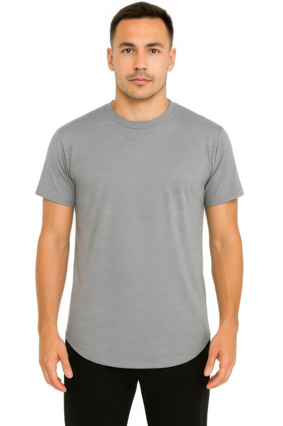 Curved Athletic Sports T-shirt-48937