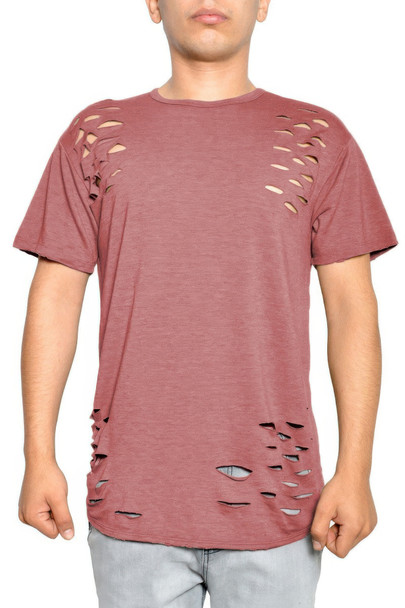Men's Casual Short Sleeve Jersey T-shirt Tops-45697