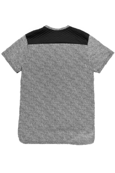 Static Marbled Short Sleeve Shirt-45678