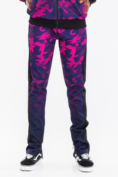 Mens Camo Ombre Print Track Pants-45666