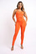 Overlock Line Jumpsuit-42237