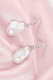 White Baroque Pearl Earrings-52175