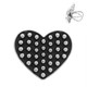 Western Bubble Heart Cuff Ring-52179