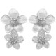 Hawaiian Acrylic Flower Post Earrings-52167