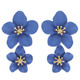 Hawaiian Acrylic Flower Post Earrings-52167