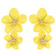 Hawaiian Acrylic Flower Post Earrings-52167