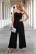 Elegant Off Shoulder Pleated High Waist Jumpsuit-49169 Elegant Off Shoulder Pleated High Waist Jumpsuit-49169