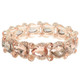 Round And Pear Cut Crystal Embellished Bracelet-51278