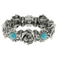 Western Rose Themed Stretch Bracelet-51143