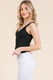 V-neck Basic Double Layers Tank Top-47797