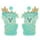 The Statue Of Liberty Beaded Earrings-52083