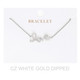 Women's Gold Dipped Cz Love Bracelet-51696