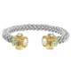 Twisted Cuff Jeweled Ends Bracelet-51679