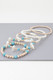 Multi Stone N Pearl Beaded Bracelet-47173