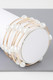 Multi Pearl Shell Tube Bracelet-47167