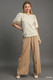 Puff Sleeve Knit Top-44663 Puff Sleeve Knit Top-44663