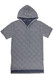 Static Marbled Short Sleeve Hoodie-45679