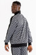 Mens Full Zip Checkered Jacket-45670 Mens Full Zip Checkered Jacket-45670