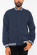 Mens Fleece Snap Button Varsity Jacket-45443