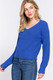 Dolman Slv Strappy Open Back Sweater        -42568