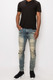 Men Creased Biker Denim Jeans-44439
