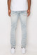 Men Creased Biker Denim Jeans-44438