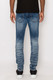 Men Creased Biker Denim Jeans-44437