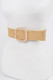 Weaved Pearl Buckle Belt-49528