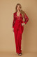 Flower Vein Sequin Print Jumpsuit-51937