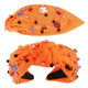 Halloween Theme Enamel Charm Top Knot Headband-52309