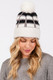 Cozy Color Blocked Pom Pom Beanie-48374