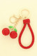 Jeweled Cherry Wristlet Keychain-51487
