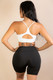 Racerback Cutout Sports Bra-47754