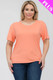 Plus Size Basic Short Sleeve T-shirt-44282