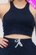 Plus Size Crop Tank Top & Ruched Pants Set-44278 Plus Size Crop Tank Top & Ruched Pants Set-44278