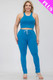Plus Size Crop Tank Top & Ruched Pants Set-44277 Plus Size Crop Tank Top & Ruched Pants Set-44277