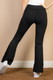 High Waist Side Pocket Flare Leggings-48343 High Waist Side Pocket Flare Leggings-48343