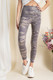 Camouflage Printed Rayon Spandex Leggings-40062