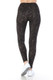 Yoga Style Banded Lined Multi Printed Knit Legging With High Waist-36116 Yoga Style Banded Lined Multi Printed Knit Legging With High Waist-36116