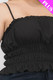 Plus Size Tiered Shirred Body Crop Top-44703 Plus Size Tiered Shirred Body Crop Top-44703