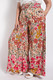 Flare Wide Leg And Waist Smocked Pants With Side Pocket-47349 Flare Wide Leg And Waist Smocked Pants With Side Pocket-47349