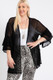 Ruffle Sleeve Open Cardigan-35863