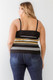 Plus Ribbed Ruffle Tank Top-41982 Plus Ribbed Ruffle Tank Top-41982