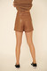 Faux leather shorts-42669